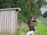 IMG 2643  Regn BYGER kommer og Egon har en plan??  fundet et skur .. men dirigerer  at vi andre kan finde et andet sted??