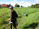 DSC03615  her er hans avance enormt eksplosiv = river næsten armen af Anna da hun har ham i line .. men fugle er løbet .. han følger 'løben' noget før vi indstiller.. men alt gjort fint