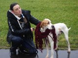 DSC04328  Kruses Christiana hund med hundeholder