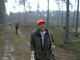 P1010627  Eneste udbytte første såt(dag?) Gunnars tog en snehare emd en Brenneke!!..skudt på perfekt hals