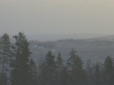 IMGP3127  Aften på gangen fra højderne.. se Bj.H. i baggrunden! (vide sne åbening)