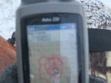 DSCF1936  Haren (hunden) flyt sej int o intet skal = Haren har grävd ner sig o hunden kommer inte åt den ... jo så stopper vi för idag