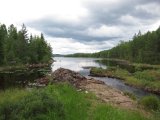 IMG 0455  SÅ kigger efter Kanada.. sydende af Sandsjön = nada