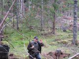 IMG 0627  Nej Thord havde heller  ikke held  han så en rå ..og hørte en buk skælde .. og så 2 ræve
