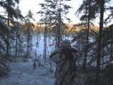 IMG 1020  övre Gängmossen..var er fågel?..  i närheten af hygget i baggrund = smäl.. åt det hål harjägare jag såg da görde upp i skogs?