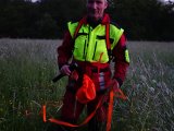 DSC01152  MIchael var effektiv her sammen med hunden