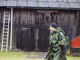 DSC02154  hejm til Pershöj .. nraj var intent idag..på vej tilbage lettede 3 urfugle med vi havde omgået den side af myr hvor de sad .. tja sådan er det .. vil ikke lade Happy slippe langt han går bare vildt vildere..