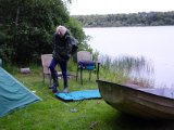 DSC03247  vi hørte baæh baæh i skoven..men derefter var det tilbage til teltet efter lukketid