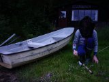 DSC03249  fiskegrejt frem, nu er han ikke søvnig mere
