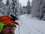 DSC05919  hunden skulle arbejde oppe ad bakken bag ved mig, men vi fik ikke nogen hare op