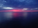 DSC05370  pakke og afsted søndag..flotte aftenhimmel fra færge mellem Varberg og Anholt