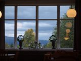 DSC09427  flot udsigt mod Marsfjäll (bortset fra ene gade lygte.. men synes ikke så hårdt fra denne vinkel)