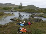 DSC03404  udløbet..lige ved kanten af søen mulig krydsning